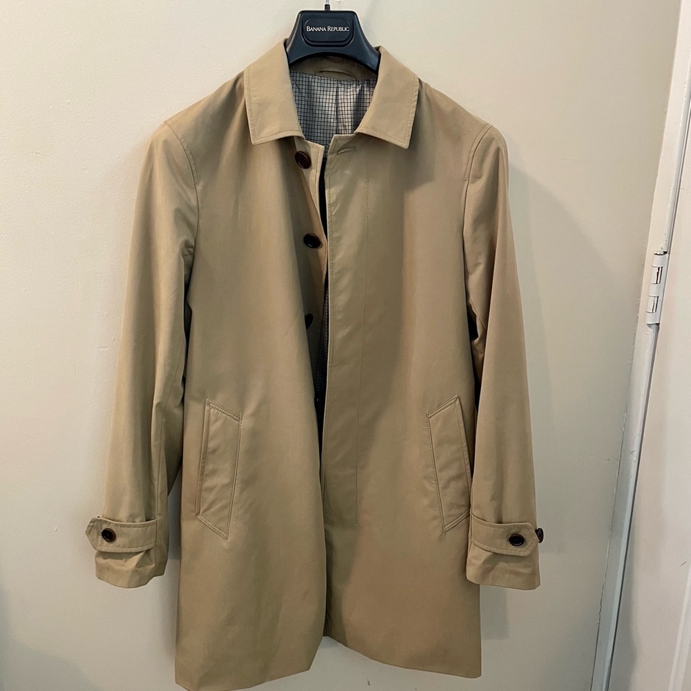 Banana Republic Rain Mac Jacket XS